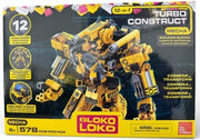 Bloko Loko Turbo Construct Mecha 12 en 1 – Set de Construcción 578 Piezas | +6 años