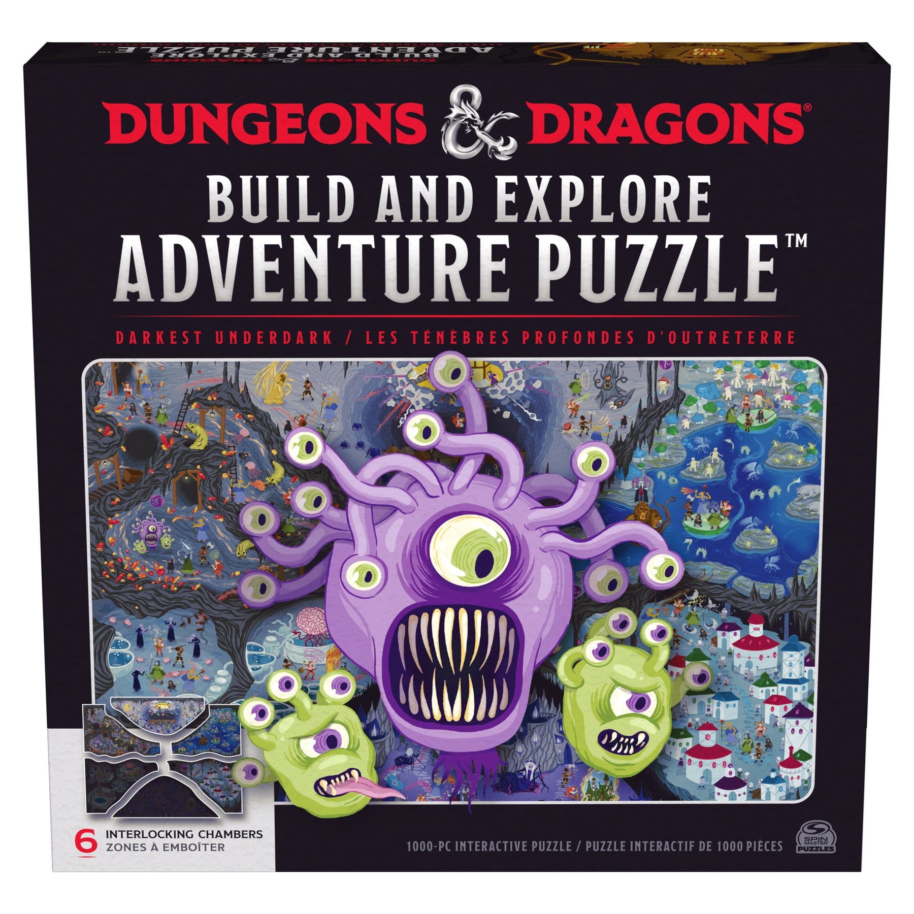 Rompecabezas Dungeons & Dragons Aventura para Construir y Explorar 1000 Piezas
