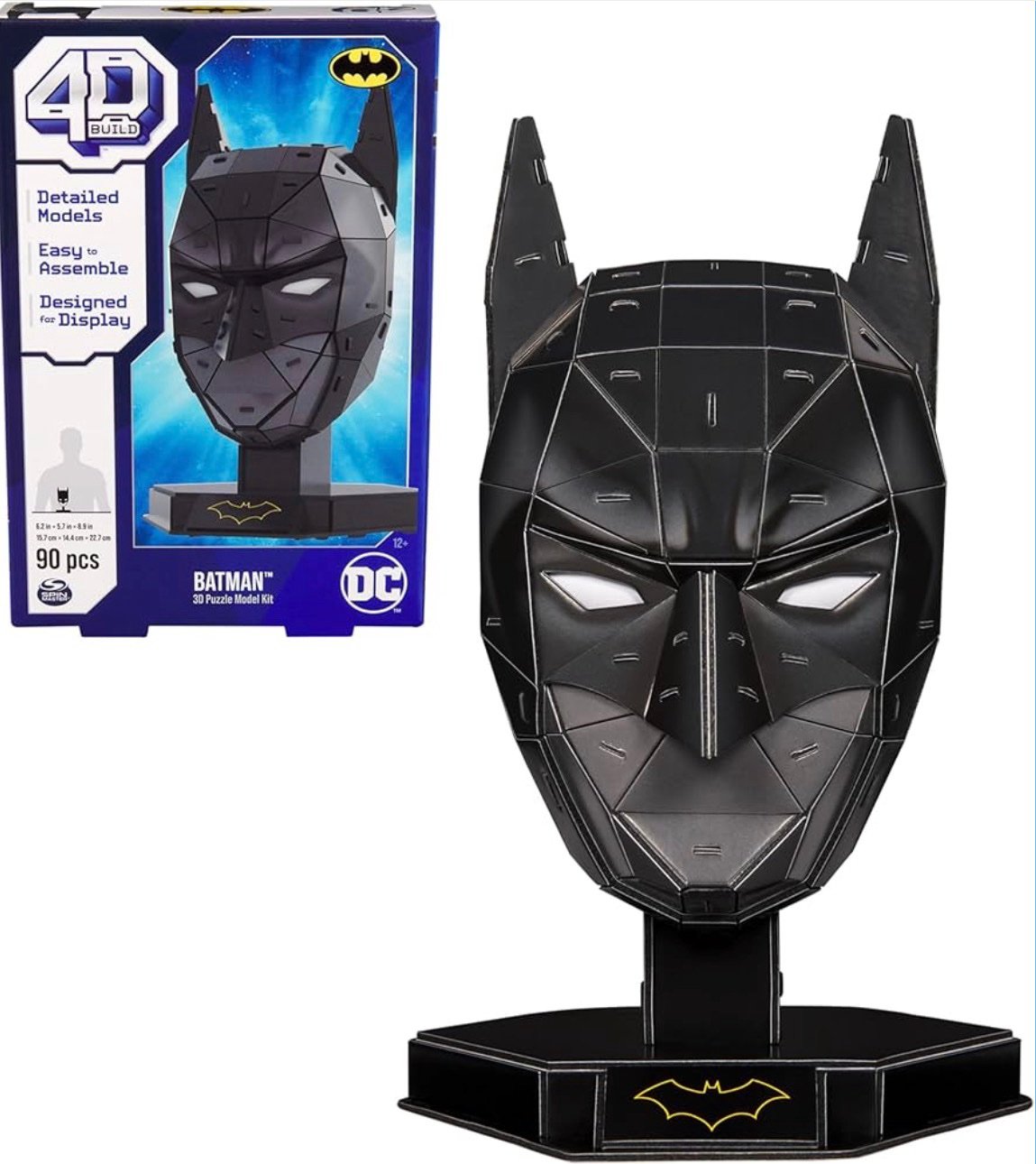 Rompecabezas 4D Casco de Batman (DC) 90 piezas