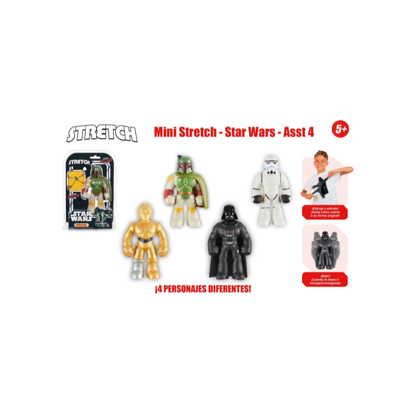 Star Wars figura elástica Stretch – surtido | 5+ años