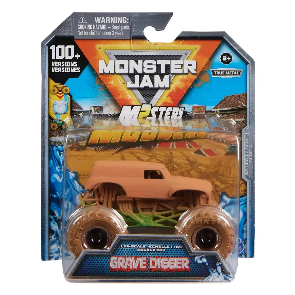 Monster Jam Mystery Mudders — Camión 1:64 Lava y Revela (Surtido)