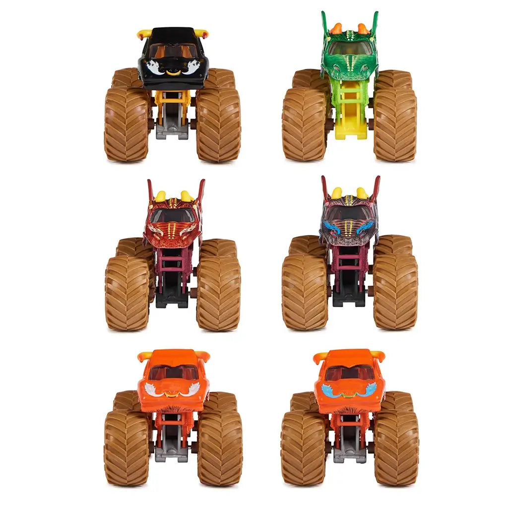 Monster Jam Mystery Mudders — Camión 1:64 Lava y Revela (Surtido)