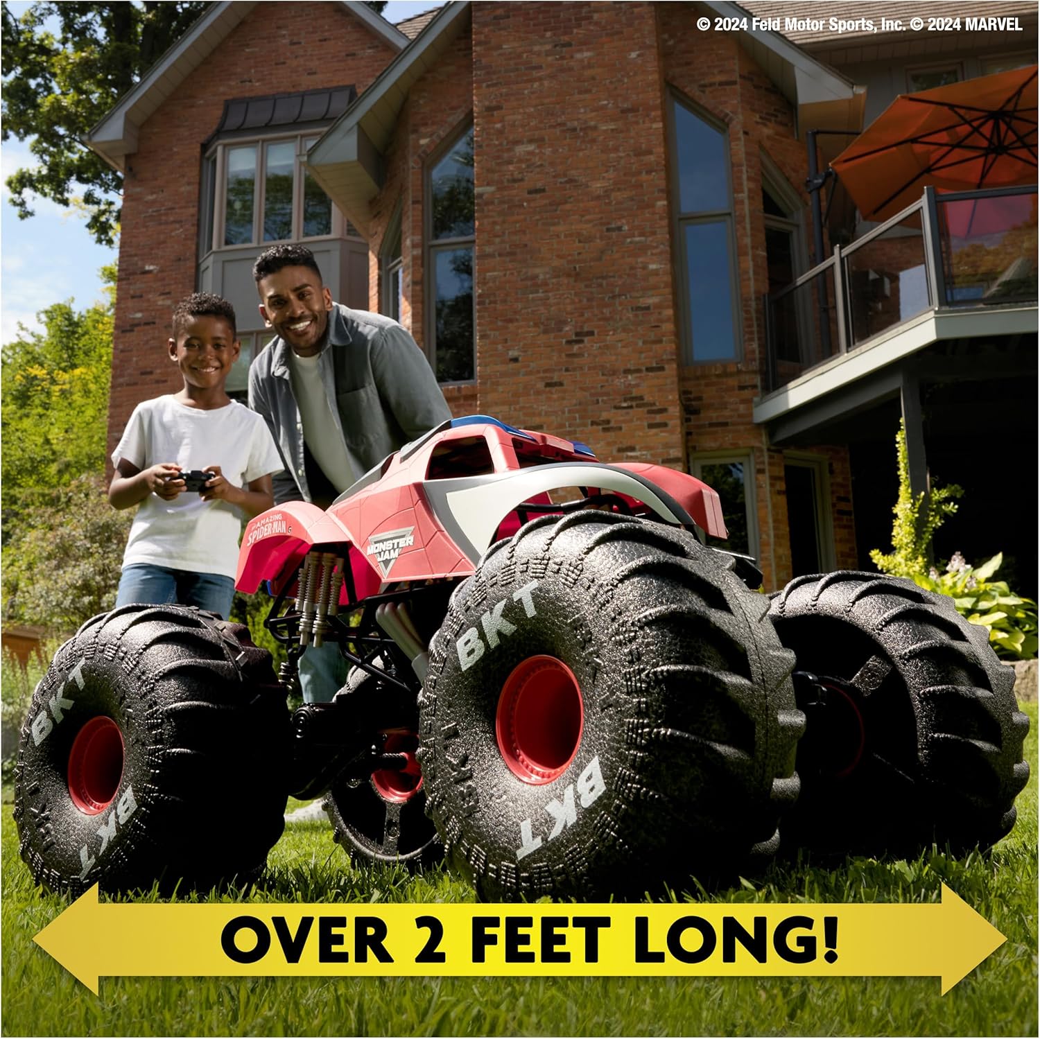 Monster Jam Mega Spider-Man – camión radiocontrol escala 1:6 | 4+ años