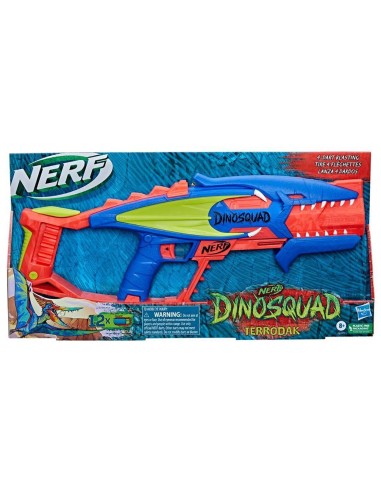Nerf DinoSquad Terrodak Lanzador de Dardos con 12 Dardos
