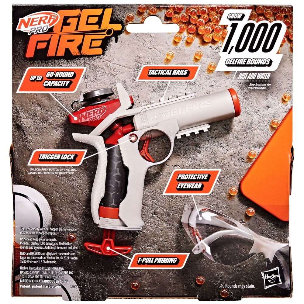 Nerf Pro Gelfire Ignitor - Lanzador con Lentes de Protección
