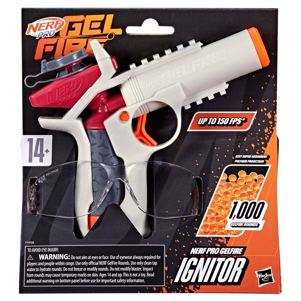 Nerf Pro Gelfire Ignitor - Lanzador con Lentes de Protección