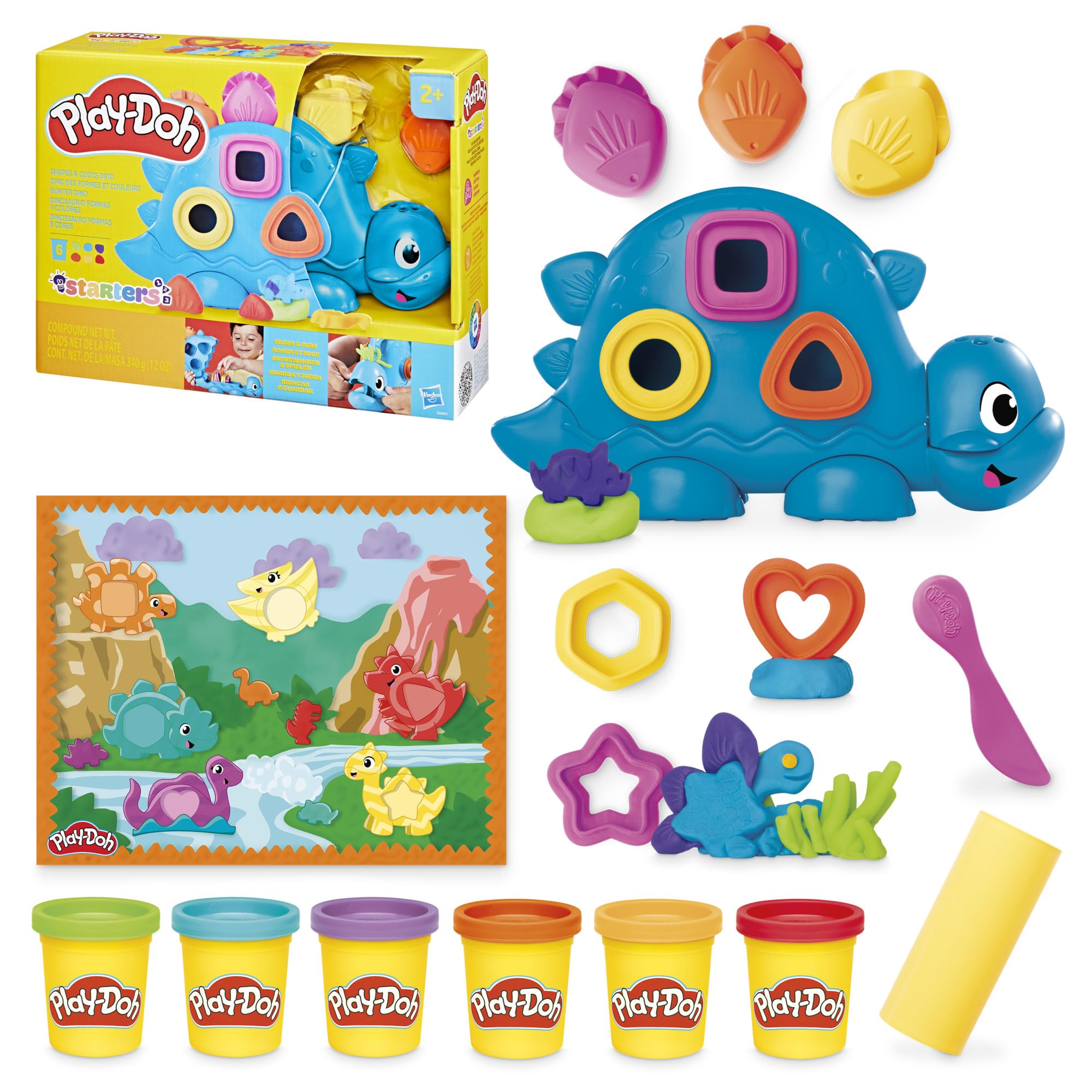 Play-Doh Dino de Formas y Colores