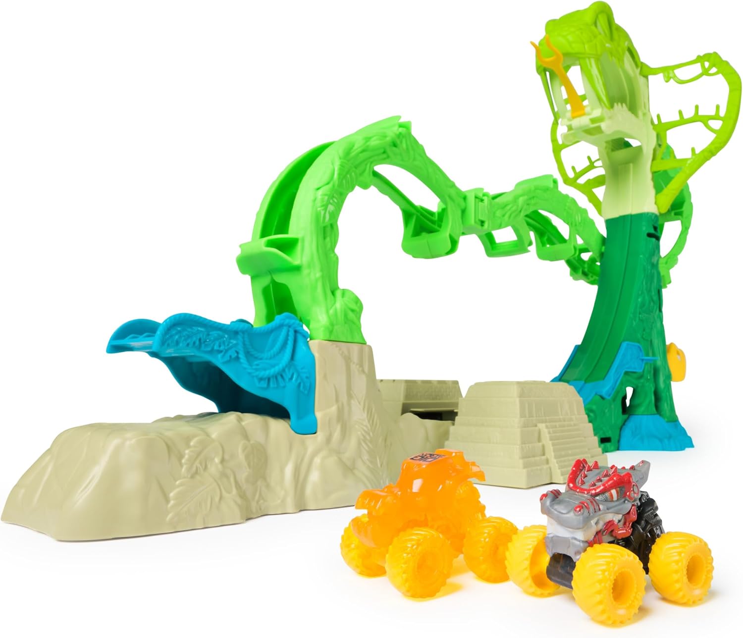 Monster Jam Mini Jams Escape Loco de la Cobra (Pista Motorizada 71 cm)