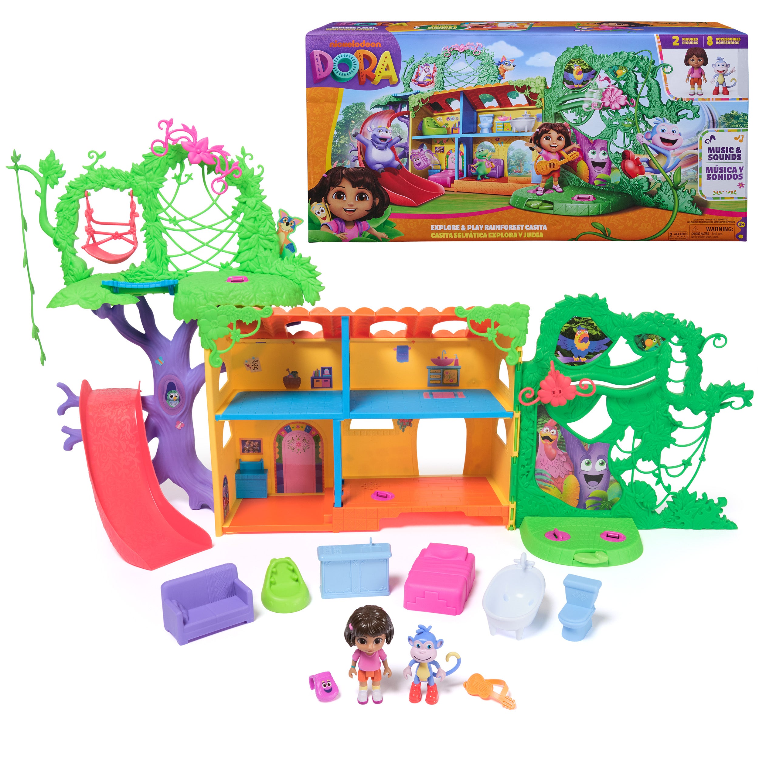 Dora la Exploradora - Mini Set de Juego Casita con Figura (Spin Master, surtido)