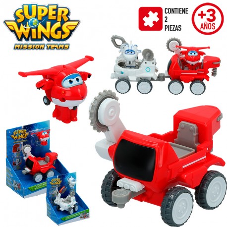 Super Wings Rover Set de Vehículos Construibles