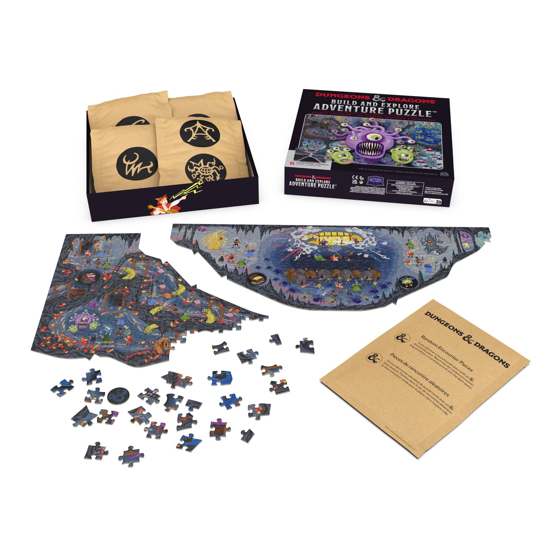 Rompecabezas Dungeons & Dragons Aventura para Construir y Explorar 1000 Piezas